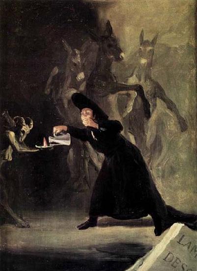 Francisco de goya y Lucientes The Bewitched Man oil painting picture